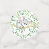 Schattig Koala Beer Baby shower Confetti (Kleine voorkant)