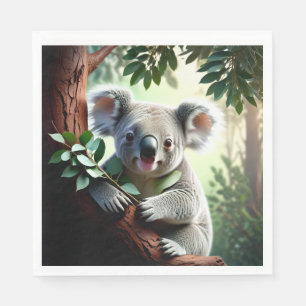 Schattig Koala Beer Servet