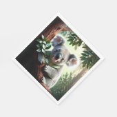 Schattig Koala Beer Servet (Hoek)