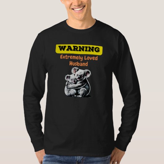 Schattig Koala-ontwerp: T-shirt (Voorkant)