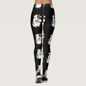 Schattig koe- en stutkalf leggings (Achterkant)