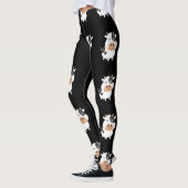 Schattig koe- en stutkalf leggings (Links)