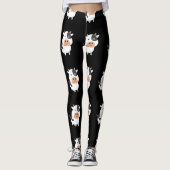Schattig koe- en stutkalf leggings (Voorkant)