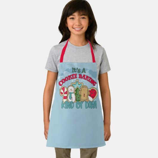 schattig koekje bakdag kerst schort (Insitu)