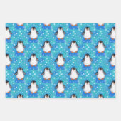 Schattig koele Iceberg Pinguïn Inpakpapier Vel (Voorkant 3)