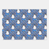 Schattig koele Iceberg Pinguïn Inpakpapier Vel (Voorkant)