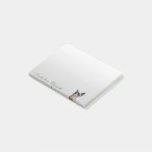 Schattig koffertje post-it® notes (Schuin)