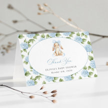 Schattig Konijn, Blauwe Strik, Blauwe Bloemen, Bab