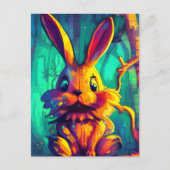 Schattig konijn briefkaart (Voorkant)