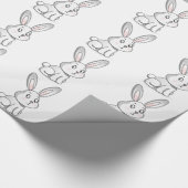 Schattig Konijn Cadeaupapier (Hoek)