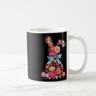 Schattig Konijn Coquette Strik Pasen Dag Konijn Ti Koffiemok