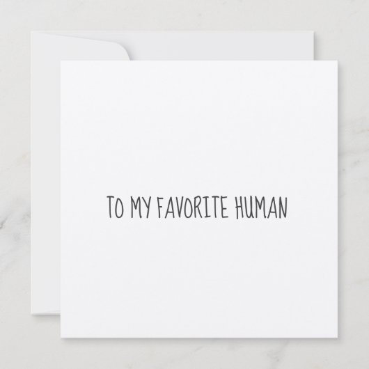 Schattig konijn en persoonlijk hart Valentijnsdag Kaart (Achterkant)