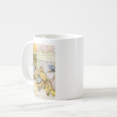 Schattig konijn en pluimvee koffiemok (Voorkant links)