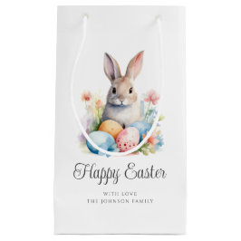 Schattig Konijn Gelukkig Pasen Klein Cadeauzakje