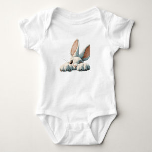 Schattig Konijn Gezicht Kawaii Konijn Ontwerp Romper