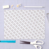Schattig Konijn Gezicht Konijn Patroon Tissuepapier (Craft)