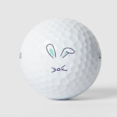 schattig konijn golfballen (Voorkant)