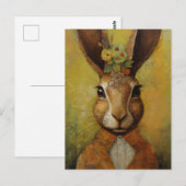 Schattig Konijn in een Suit Briefkaart (Voorkant / Achterkant)