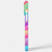 Schattig konijn in regenboogwolken Case-Mate iPhone case (Achterkant / Links)