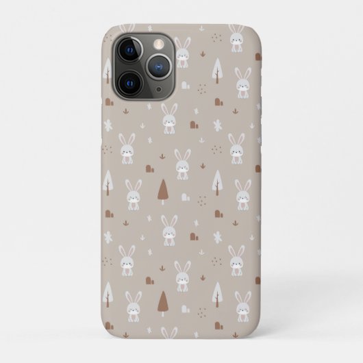 Schattig konijn Kinder Patroon Case-Mate iPhone Case (Achterkant)