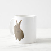 Schattig Konijn Koffiemok (Voorkant links)
