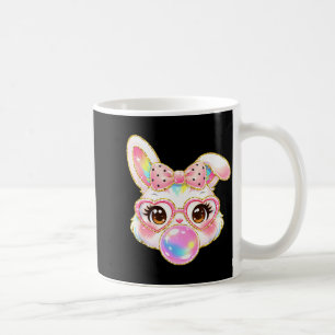 Schattig Konijn Konijn Gezicht Voor Vrouwen Meisje Koffiemok