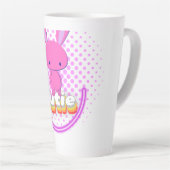Schattig Konijn Latte Mok (Rechterhoek)