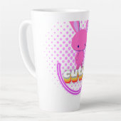 Schattig Konijn Latte Mok (Linkerhoek)