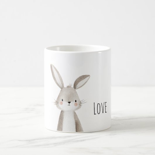 Schattig Konijn Liefde Koffiemok (Center)