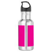 Schattig Konijn met Bril die Bubble Gum Blaast Waterfles (Achterkant)
