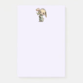 Schattig Konijn met een Tulp Post-it® Notes (Voorkant)