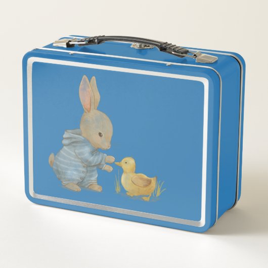 Schattig konijn met eend (Achterkant)