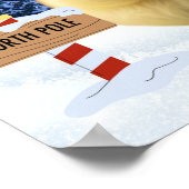 Schattig Konijn met geel gebreid pet en sjaal in s Poster (Hoek)