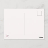 Schattig konijn met hoed - Verjaardag Briefkaart (Achterkant)