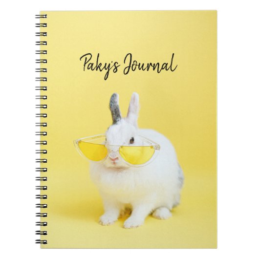 Schattig Konijn Notitieboek (Voorkant)