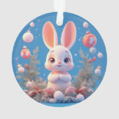Schattig konijn omringd door decoraties (achterkant)