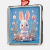 Schattig konijn omringd door decoraties (Links)
