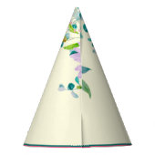 schattig konijn safari dieren oerwoud Bloem Verjaa Feesthoedjes (Achterkant)