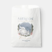 Schattig konijn sneeuw winter Baby shower Bedankzakje (Voorkant)