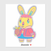 Schattig Konijn Sticker (Vel)
