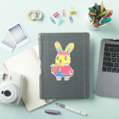 Schattig Konijn Sticker (iPad Cover)