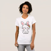 Schattig konijn t-shirt (Voorkant volledig)