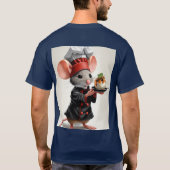: Schattig Konijn T-Shirt Design: Hop in Stijl (Achterkant)