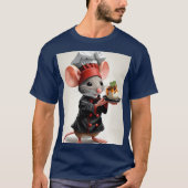 : Schattig Konijn T-Shirt Design: Hop in Stijl (Voorkant)