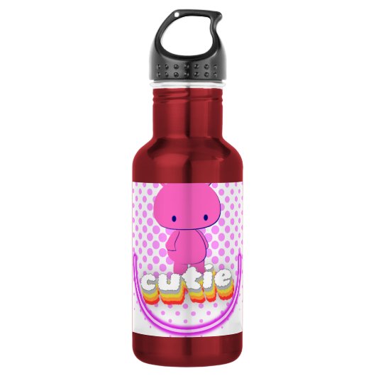 Schattig Konijn Waterfles (Voorkant)