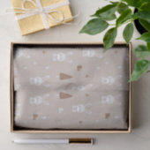 Schattig konijnenpatroonpapier tissuepapier (Geschenk)