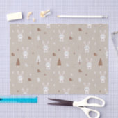 Schattig konijnenpatroonpapier tissuepapier (Craft)