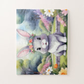 Schattig konijntje, Pasen Legpuzzel (Verticaal)