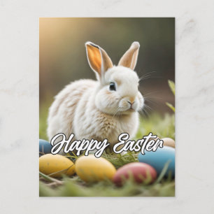 Schattig Konijntje voor Pasen Briefkaart