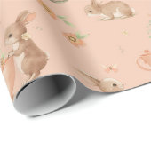 schattig konijntjes thee party cadeaupapier (Rol Hoek)